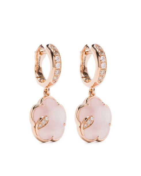 18K rose gold Petit Joli Lunaire diamond earrings