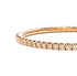 18kt rose gold brown diamond extensible bracelet