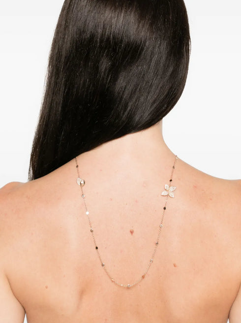 18K rose gold Giardini Segreti Opera diamond necklace