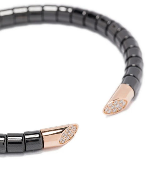 Ceramic diamond bracelet