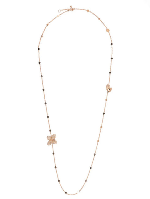 18K rose gold Giardini Segreti Opera diamond necklace