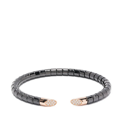 Ceramic diamond bracelet