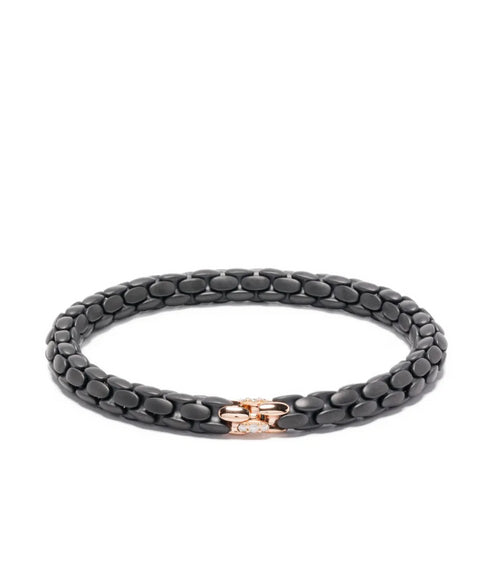 18K rose gold diamond bracelet