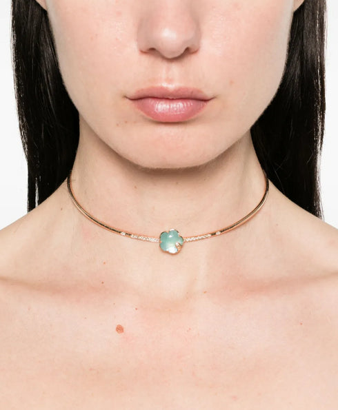 Колье Petit Joli Lunaire из розового золота 18 карат с бриллиантами