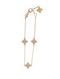 18kt rose gold Princess Flower diamond bracelet