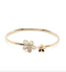 Yellow Gold Diamond Flower Bracelet