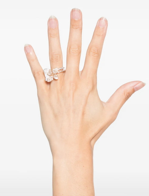 Бриллиантовое кольцо Petit Garden Libellule из 18-каратного розового и белого золота