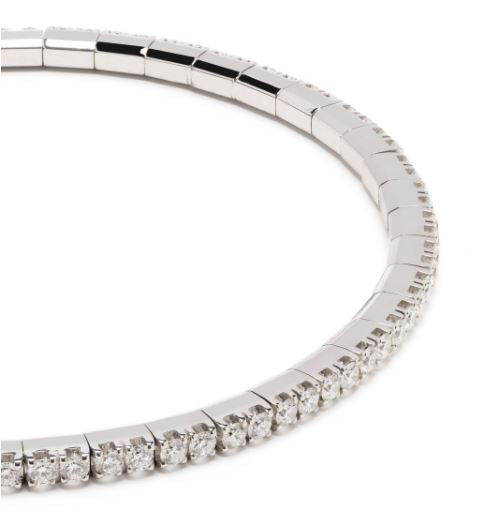 18kt white gold diamonds bracelet