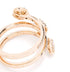 anillo Figlia dei Fiori en oro rosa de 18kt con diamantes