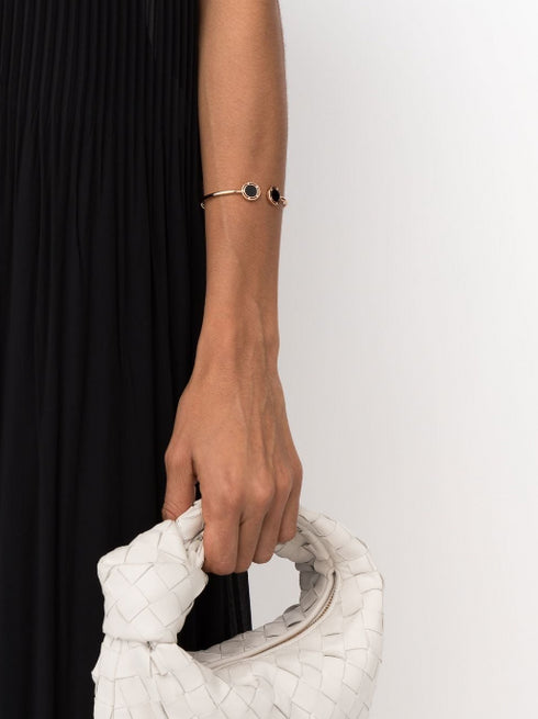 Brazalete D.Side en oro rosa de 18kt con diamantes