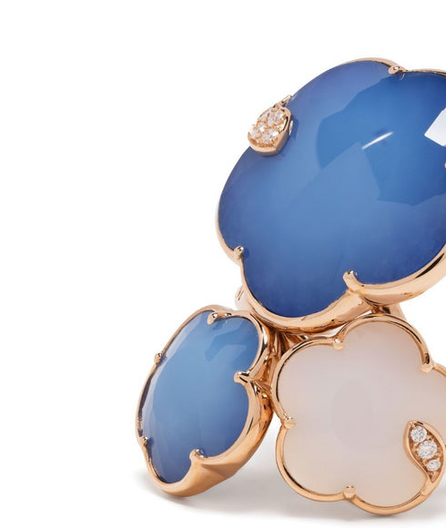 anillo Ton Joli en oro rosa de 18kt con diamantes