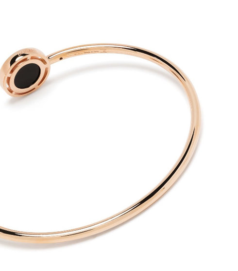 Brazalete D.Side en oro rosa de 18kt con diamantes