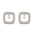 18kt white gold Vega diamond stud earrings