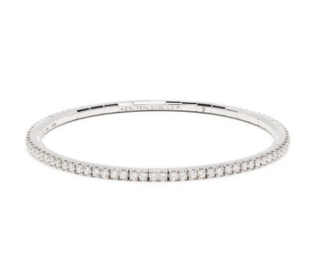 18kt white gold diamonds bracelet