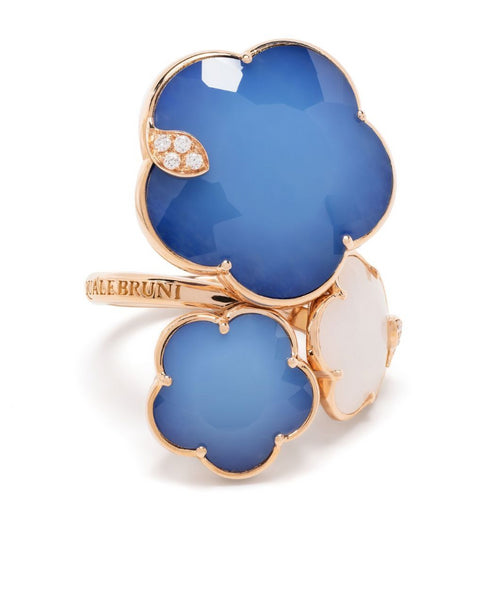 anillo Ton Joli en oro rosa de 18kt con diamantes