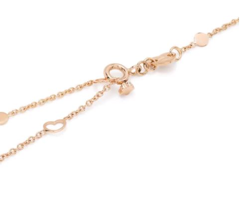 Колье из 18-каратного белого, желтого и розового золота с бриллиантами