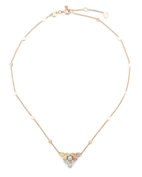 Колье из 18-каратного белого, желтого и розового золота с бриллиантами