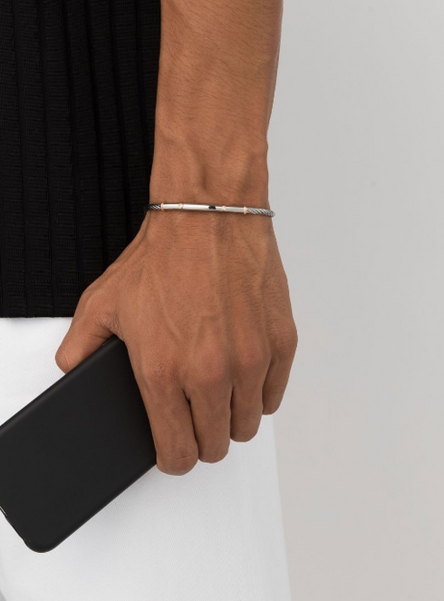 браслет-цепочка с ромбовидной отделкой