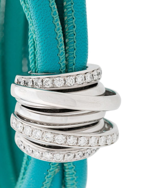 18kt white gold and diamond Allegra bracelet