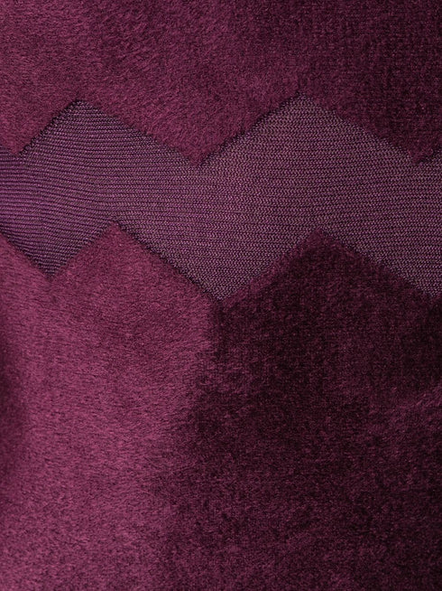 платье миди с шевронным узором