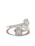 anillo Figlia Dei Fiori en oro blanco de 18kt con diamantes