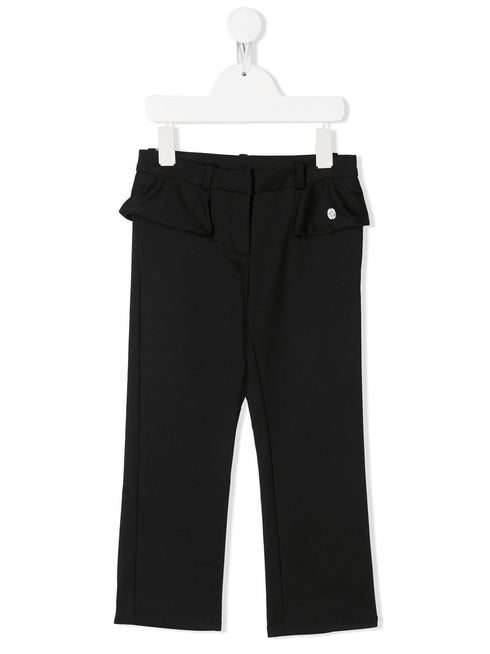 ruffle detail trousers