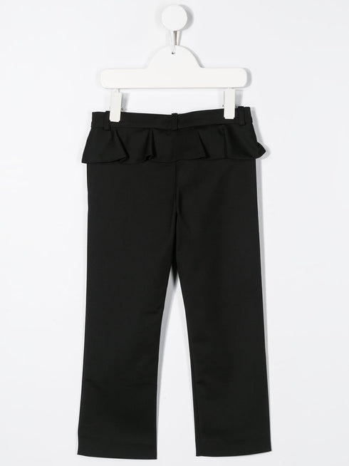 ruffle detail trousers