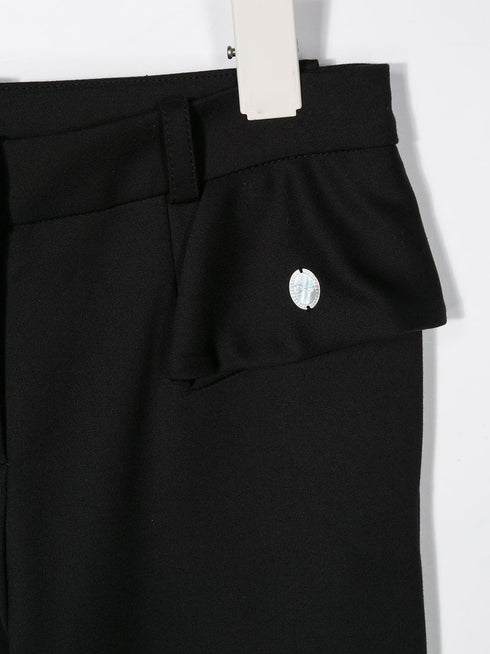 ruffle detail trousers