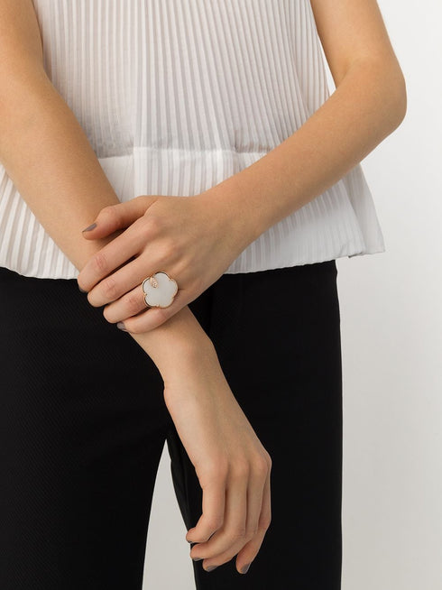 anillo Ton Joli en oro rosa de 18kt con diamantes