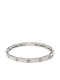 18kt white gold diamond Love in Verona bangle bracelet