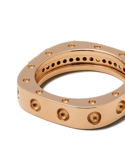 anillo Pois Moi en oro rosa de 18kt con diamantes