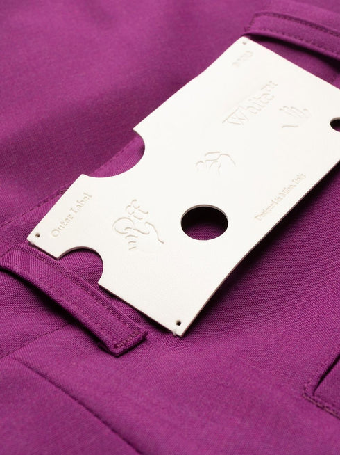 pantalones acampanados de tiro medio