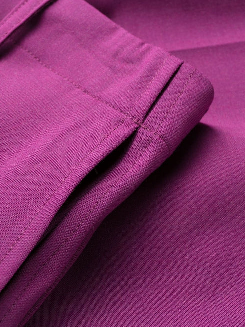 pantalones acampanados de tiro medio