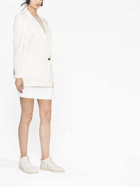 single-breasted blazer