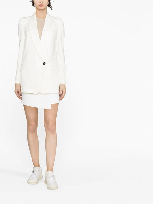 single-breasted blazer