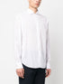 long-sleeve stretch-cotton shirt