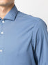 long-sleeve stretch-cotton shirt