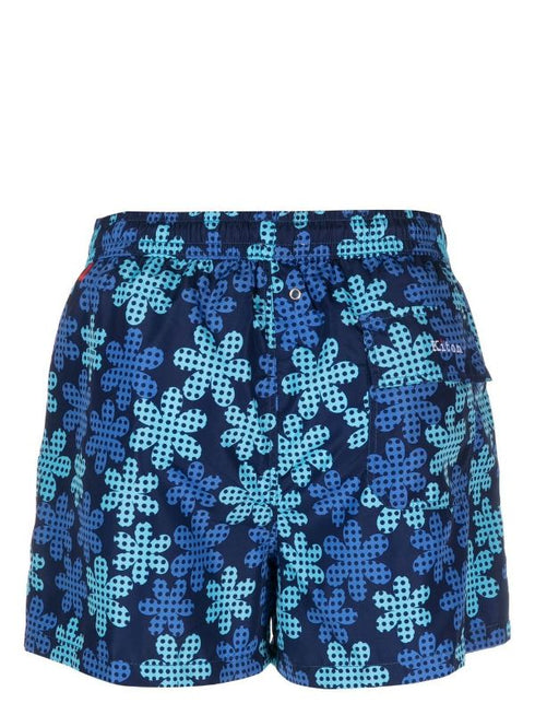 shorts de playa con logo estampado