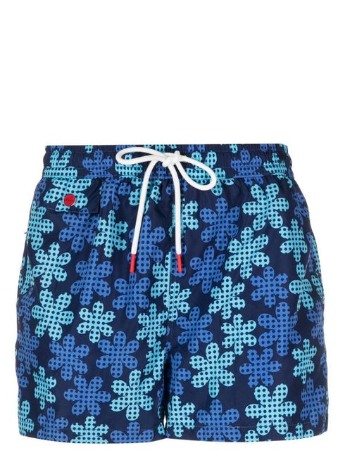 shorts de playa con logo estampado