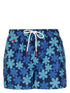 shorts de playa con logo estampado