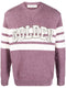 logo-patch knitted jumper
