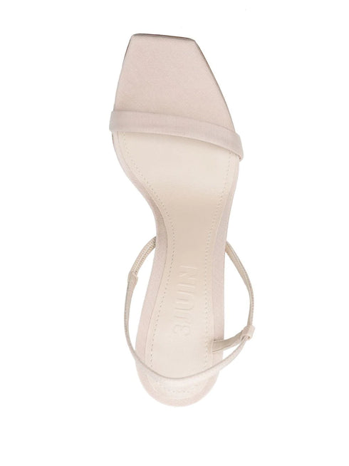 sandalias con tacón esculpido