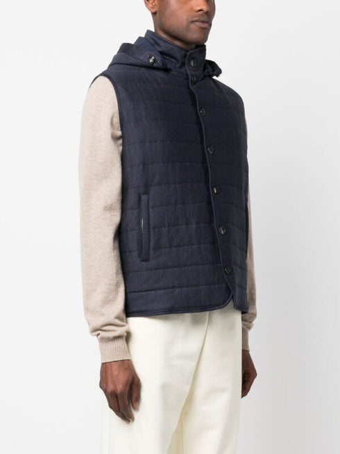 detachable hoodie gilet
