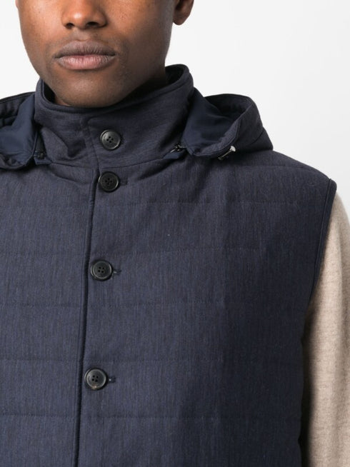 detachable hoodie gilet