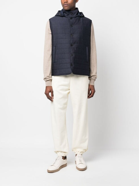 detachable hoodie gilet