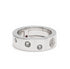 18kt white gold Pois Moi diamond band ring