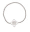pulsera Princess Flower Dubai en oro blanco de 18kt con diamantes