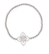 pulsera Princess Flower Dubai en oro blanco de 18kt con diamantes