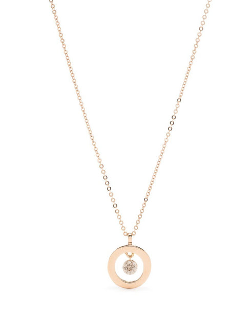 18kt rose gold Vega diamond necklace