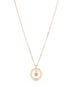 18kt rose gold Vega diamond necklace